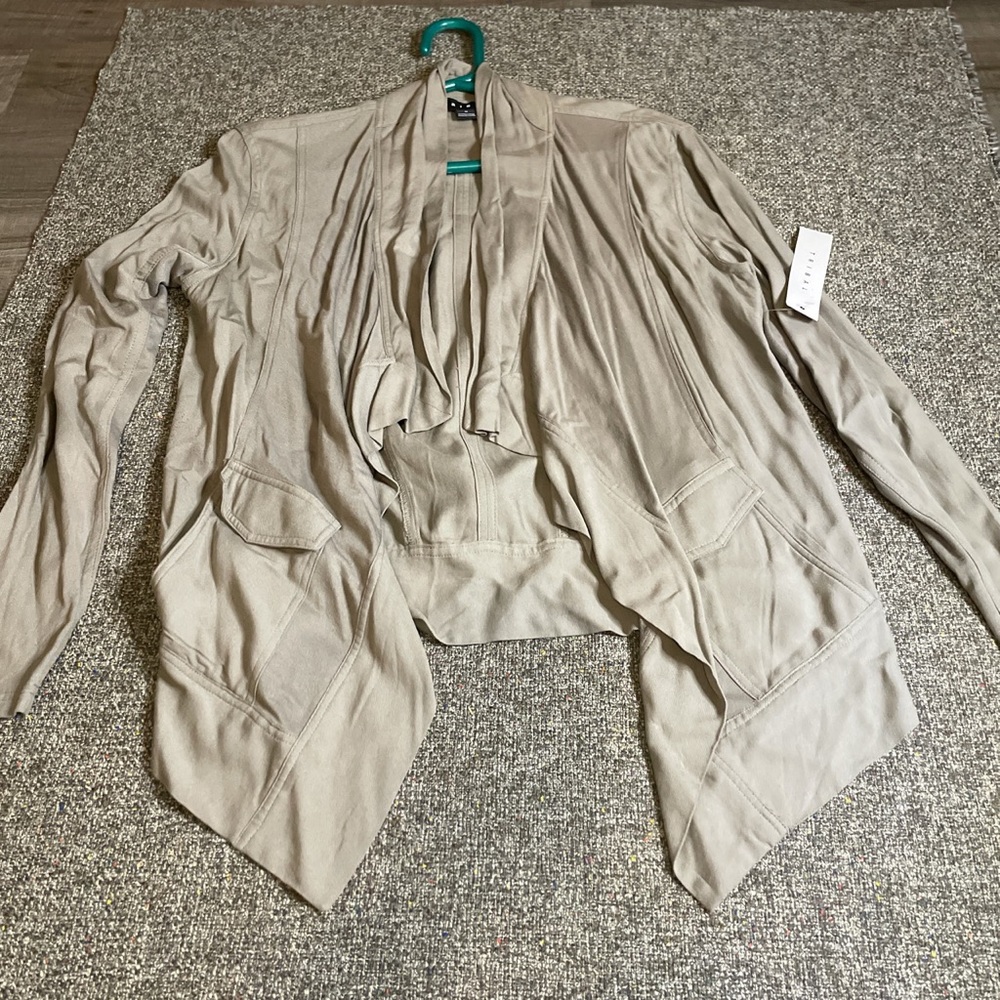 Olive green cardigan